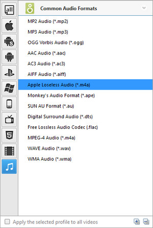 Convert Music to M4A