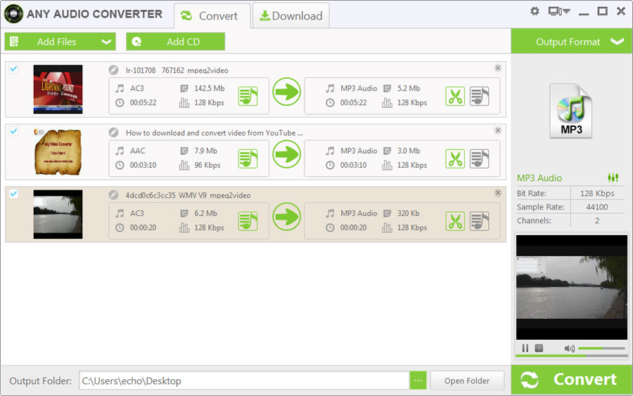 Audio to mp3 free converter