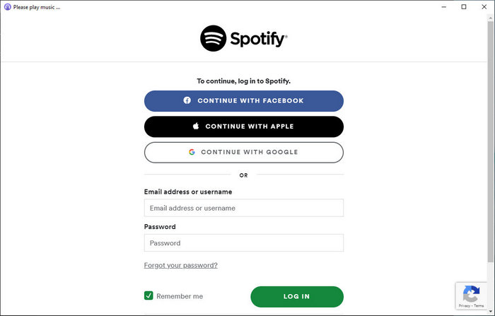 sign in your streaming services account