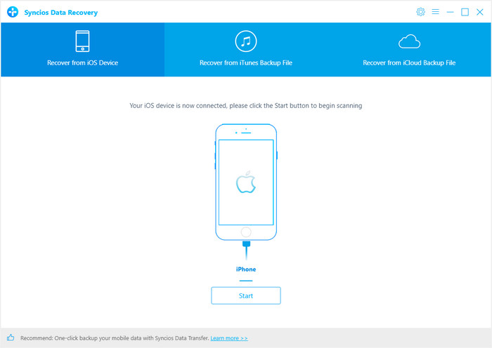 sync ios data recovery