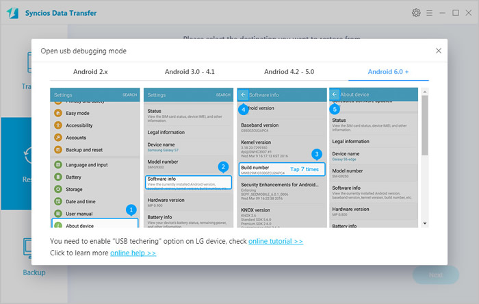 enable usb debugging on android 4.2 or above