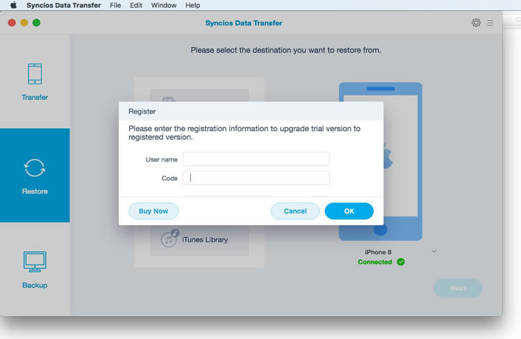 syncios data transfer for mac.