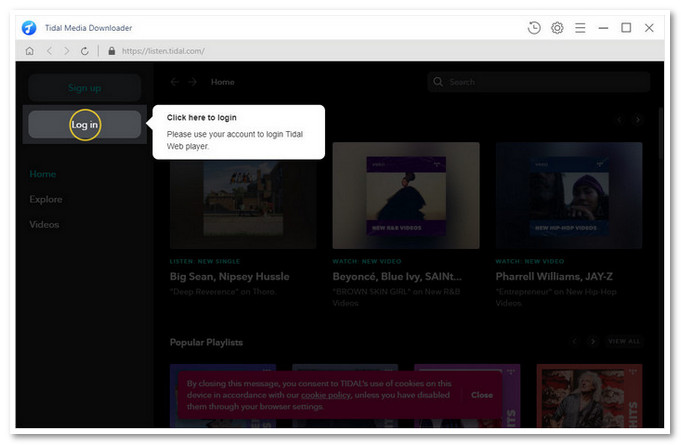 TunePat Tidal Media Downloader main interface