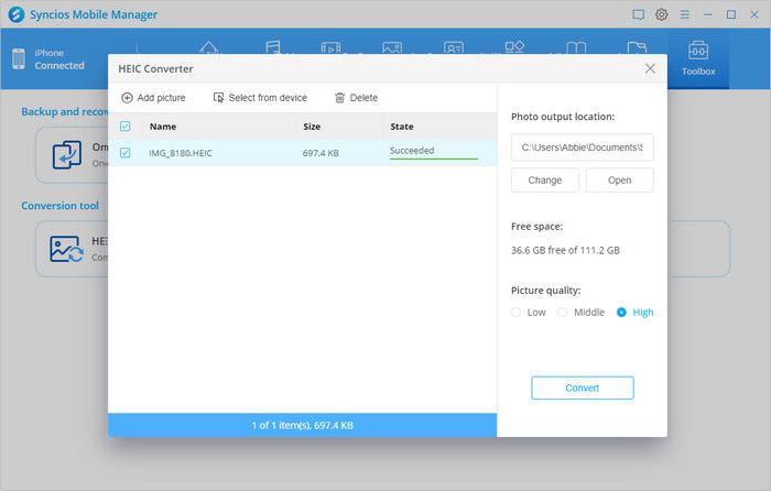 convert heic to jpg format