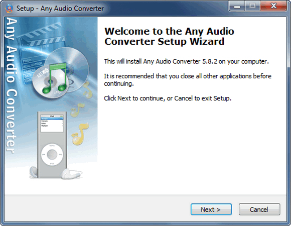 Install Any Audio Converter