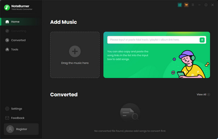  Tidal Music Converter main interface