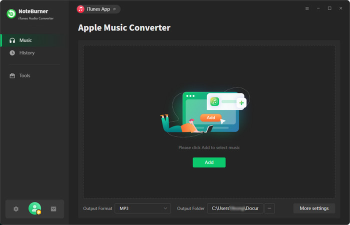 main interface
