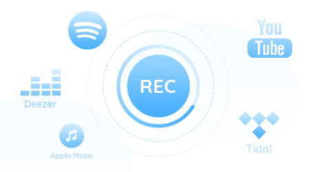 record audio from spotify, apple music, youtube music and so on