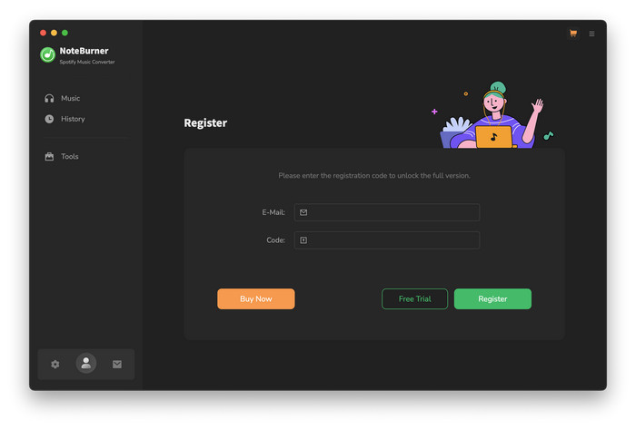 register Spotify Music Converter