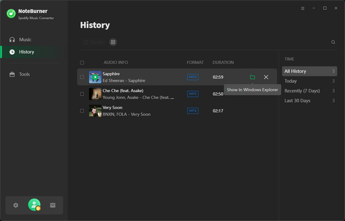 Check Conversion History